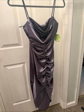 margaret formal satin wrap midi dress Windsor Margaret Formal Satin Wrap Midi Dress